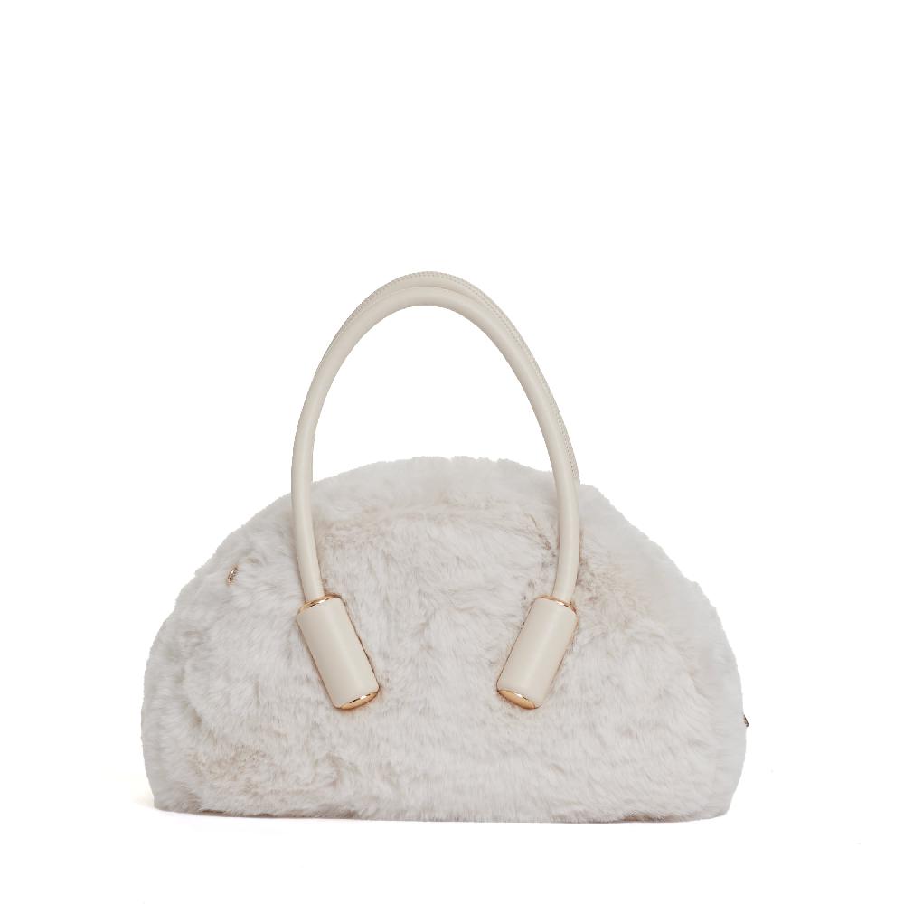 Sorelle Perego bauletto in eco fur color conchiglia Vendita Economica