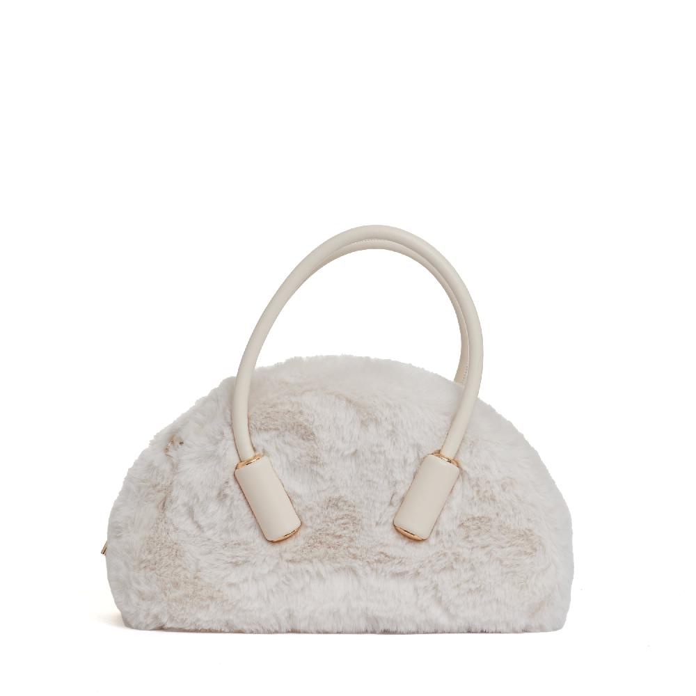 Sorelle Perego bauletto in eco fur color conchiglia Vendita Economica