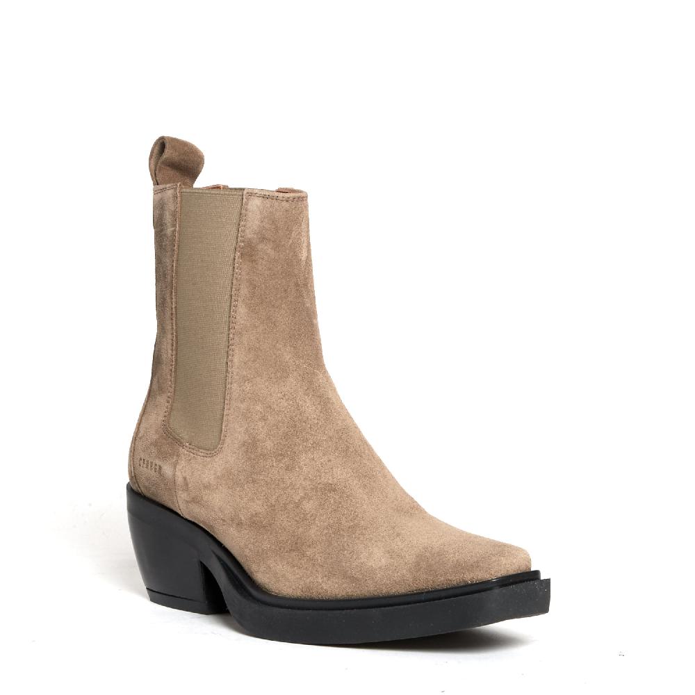 Sorelle Perego texano camoscio taupe Offerta