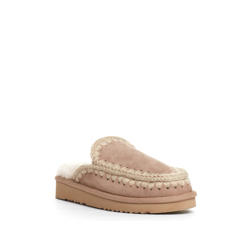 Sorelle Perego eskimo ciabatta camoscio beige Pezzi Unici