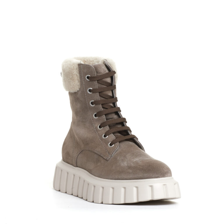 Sorelle Perego anfibio camoscio grigio con ecomontone Italy