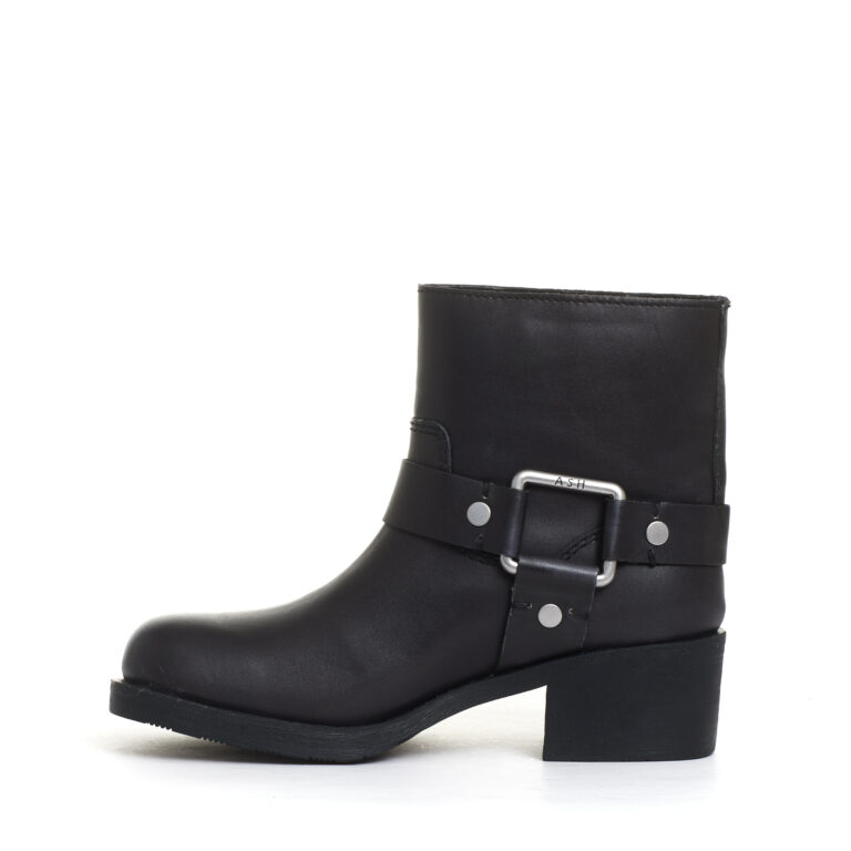 Sorelle Perego biker basso con fibbie nero Italy
