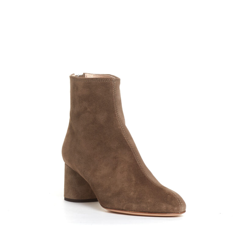 Sorelle Perego stivaletto camoscio taupe tacco 60 mm 2025
