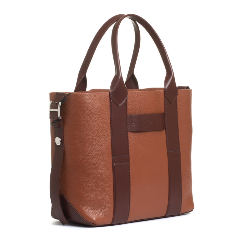 Sorelle Perego shopping media pelle cuoio Sottocosto