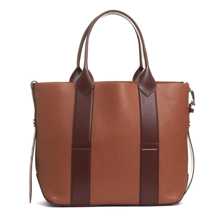 Sorelle Perego shopping media pelle cuoio Sottocosto