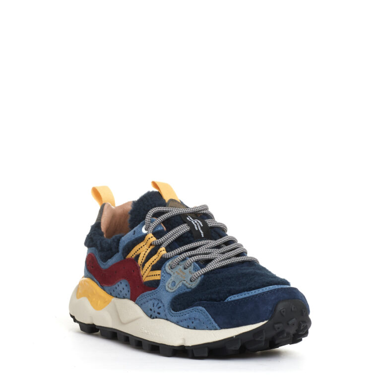 Sorelle Perego sneakers suede azzurro e bordeaux pelo blu Presa