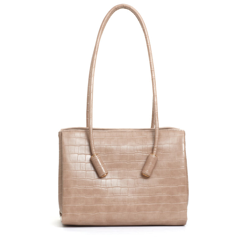 Sorelle Perego borsa in cocco taupe Hotsell