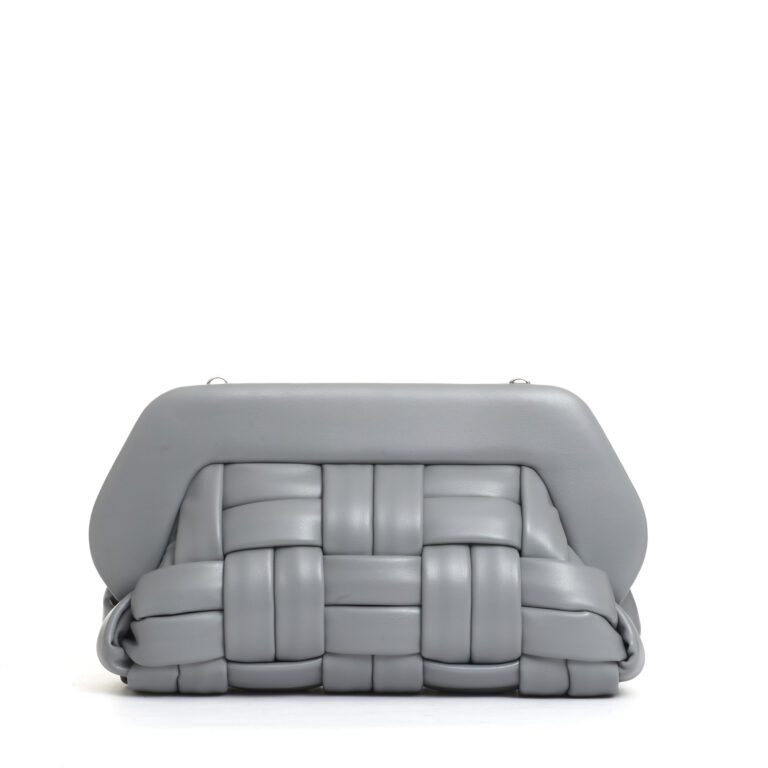 Sorelle Perego clutch intreccio grigio In Saldo