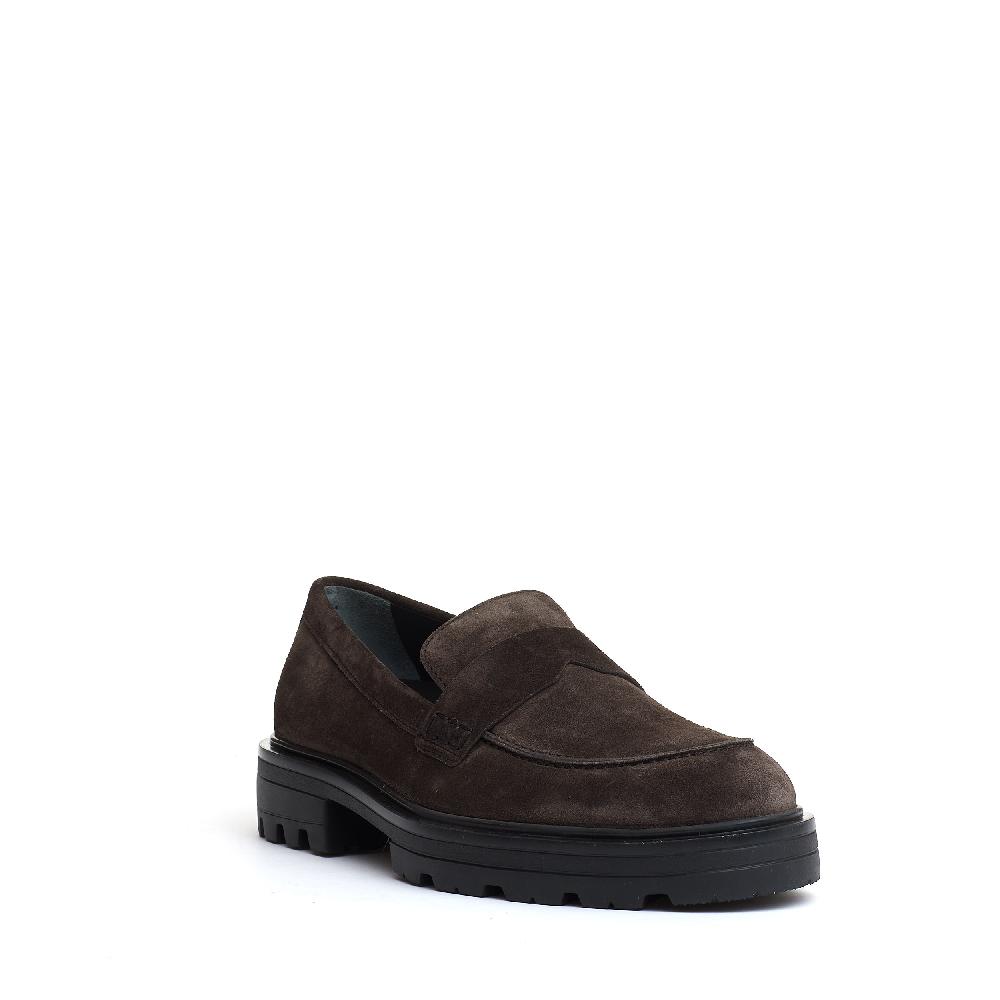 Sorelle Perego mocassino camoscio marrone carroarmato Promozione Limitata