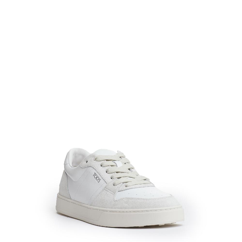 Sorelle Perego snakers pelle e camoscio bianco In Vendita