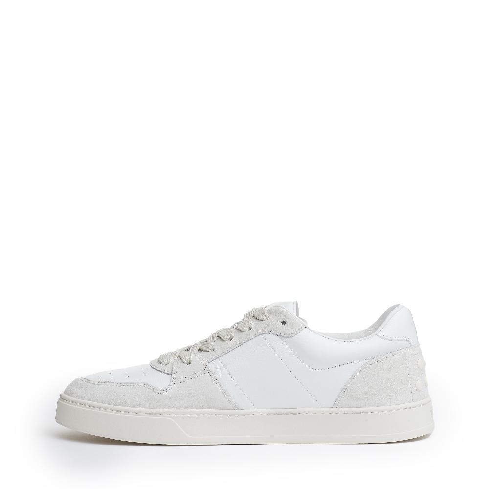 Sorelle Perego snakers pelle e camoscio bianco In Vendita