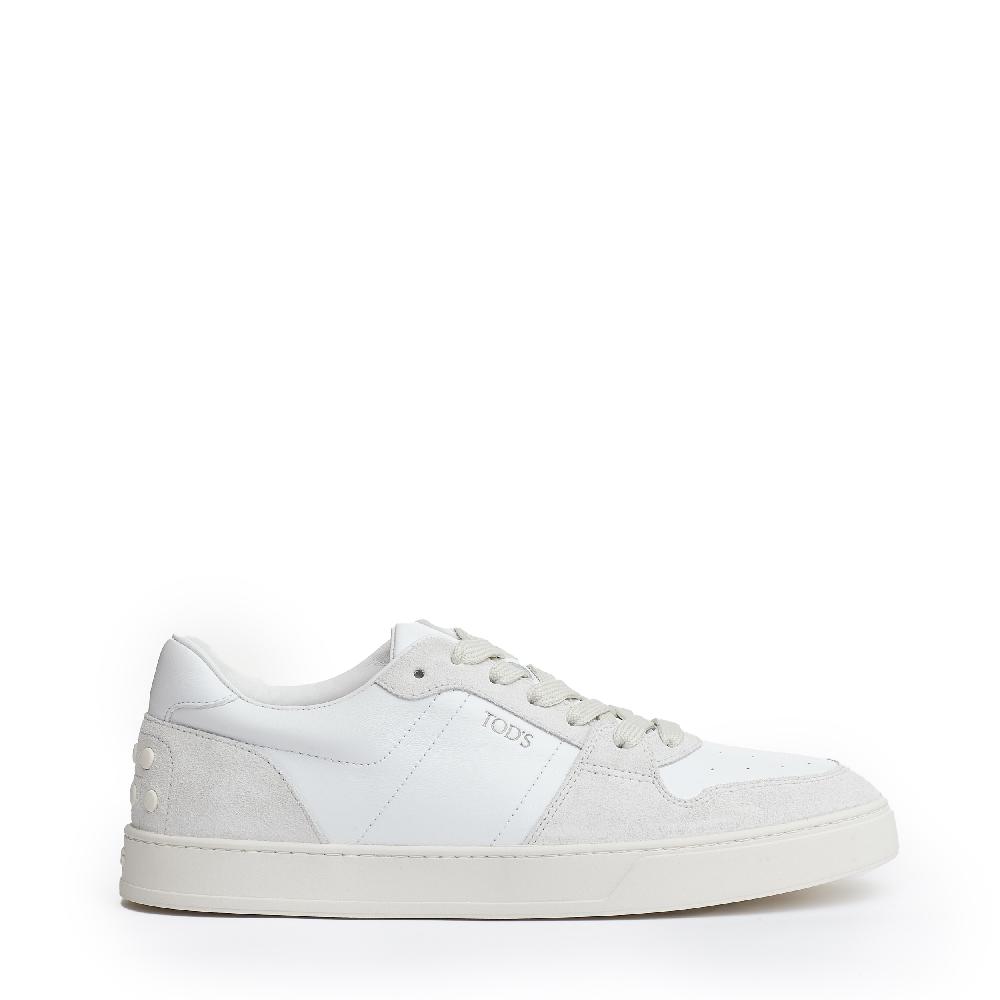 Sorelle Perego snakers pelle e camoscio bianco In Vendita
