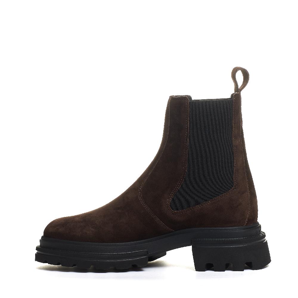 Sorelle Perego chelsea boot elastico camoscio marrone Vendita