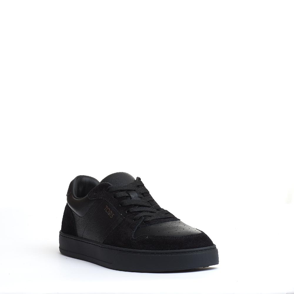 Sorelle Perego sneakers basket camoscio e pelle nera Promozione