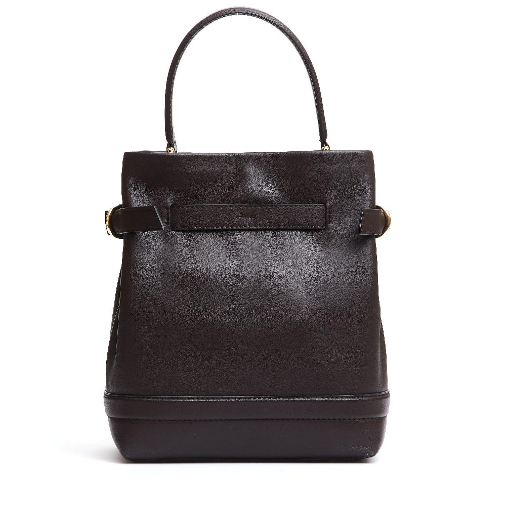 Sorelle Perego Secchiello piccolo in pelle marrone Pezzi Unici