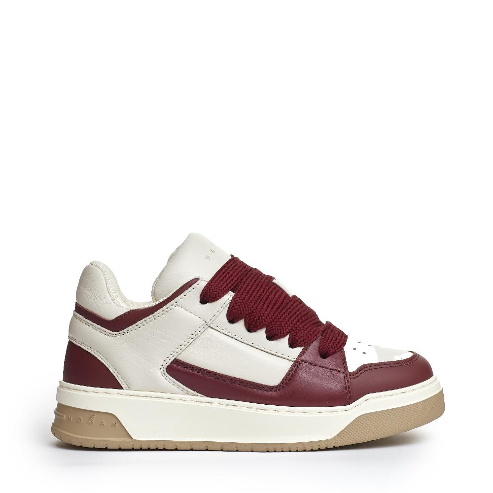 Sorelle Perego Chamallow pelle bianca bordeaux