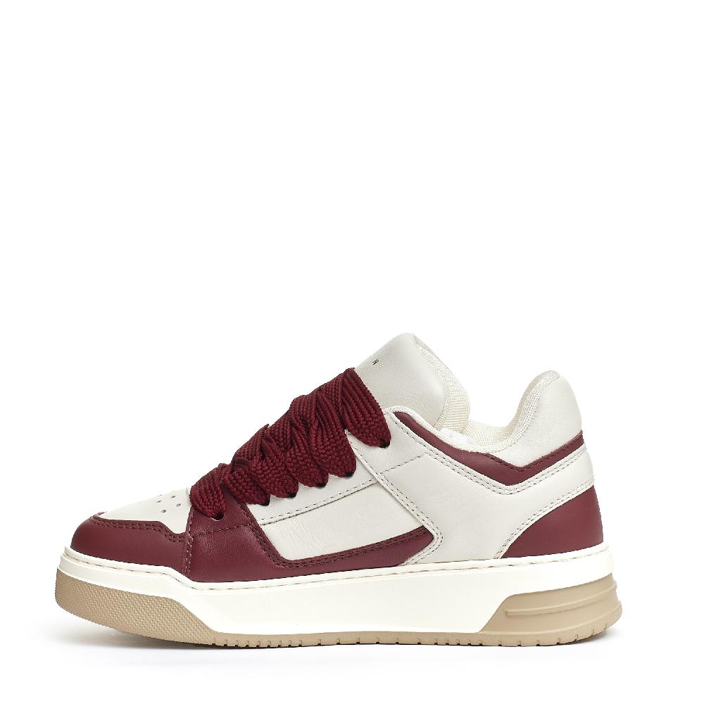 Sorelle Perego Chamallow pelle bianca bordeaux Promozione Limitata