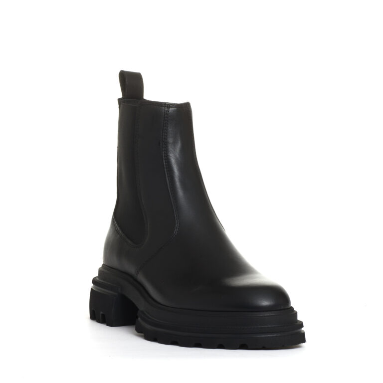 Sorelle Perego chelsea boot elastico pelle nero Sconto