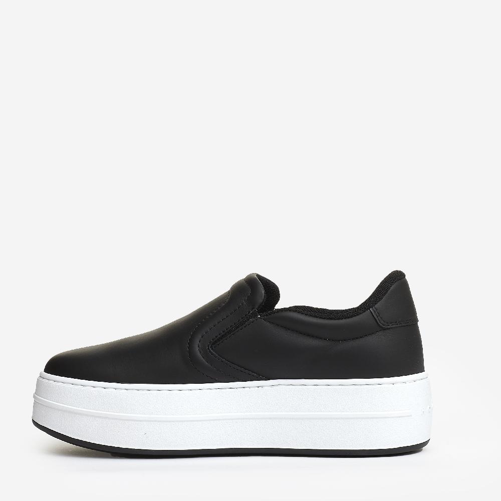 Sorelle Perego Skyscaper slipon pelle nera Vendita Economica
