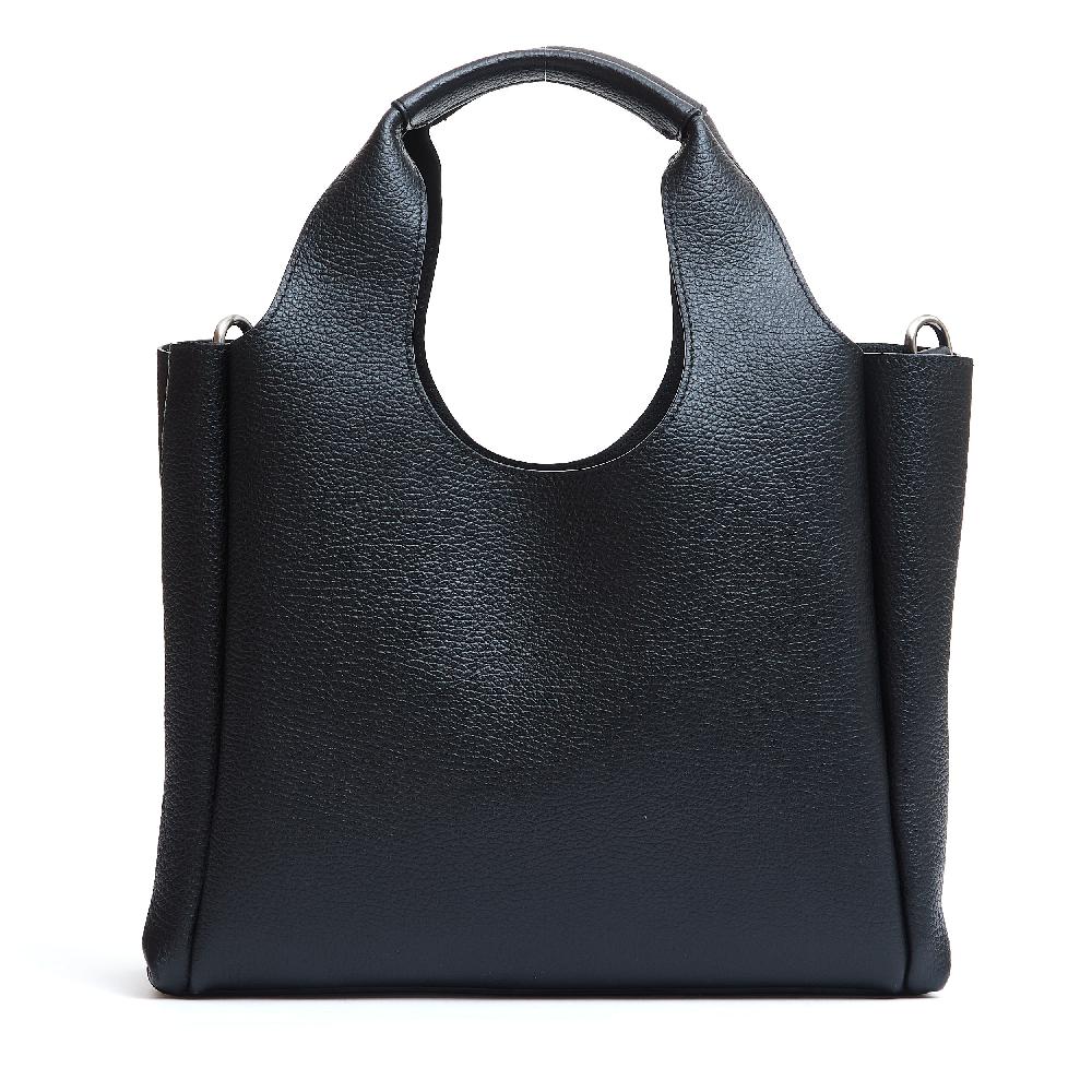 Sorelle Perego H bag shopping pelle nero 2025