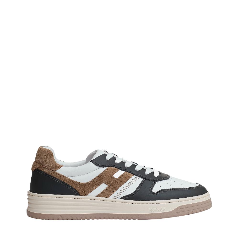 Sorelle Perego basket pelle blu bianco beige