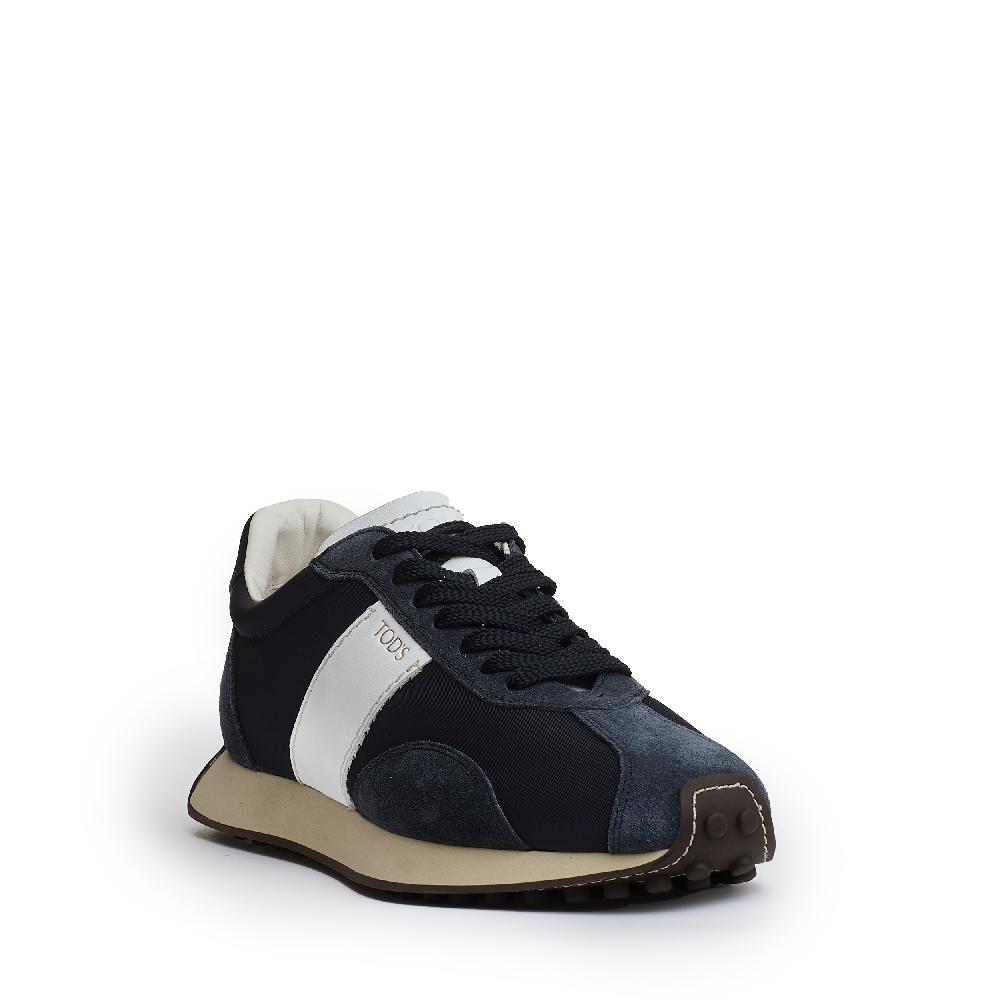 Sorelle Perego sneakers camoscio blu e tessuti Soddisfazione Garantita