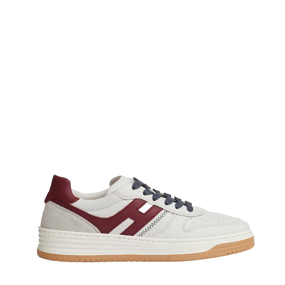 Sorelle Perego basket pelle panna h bordeaux