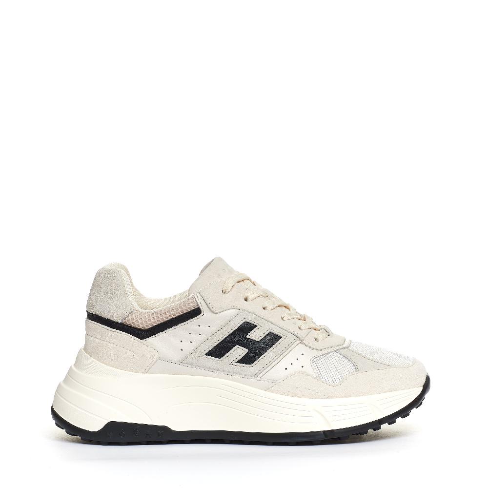 Sorelle Perego HI FI pelle bianco tessuto H nero