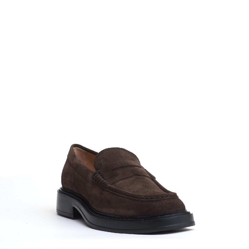 Sorelle Perego mocassino fondo grosso camoscio marrone Saldi