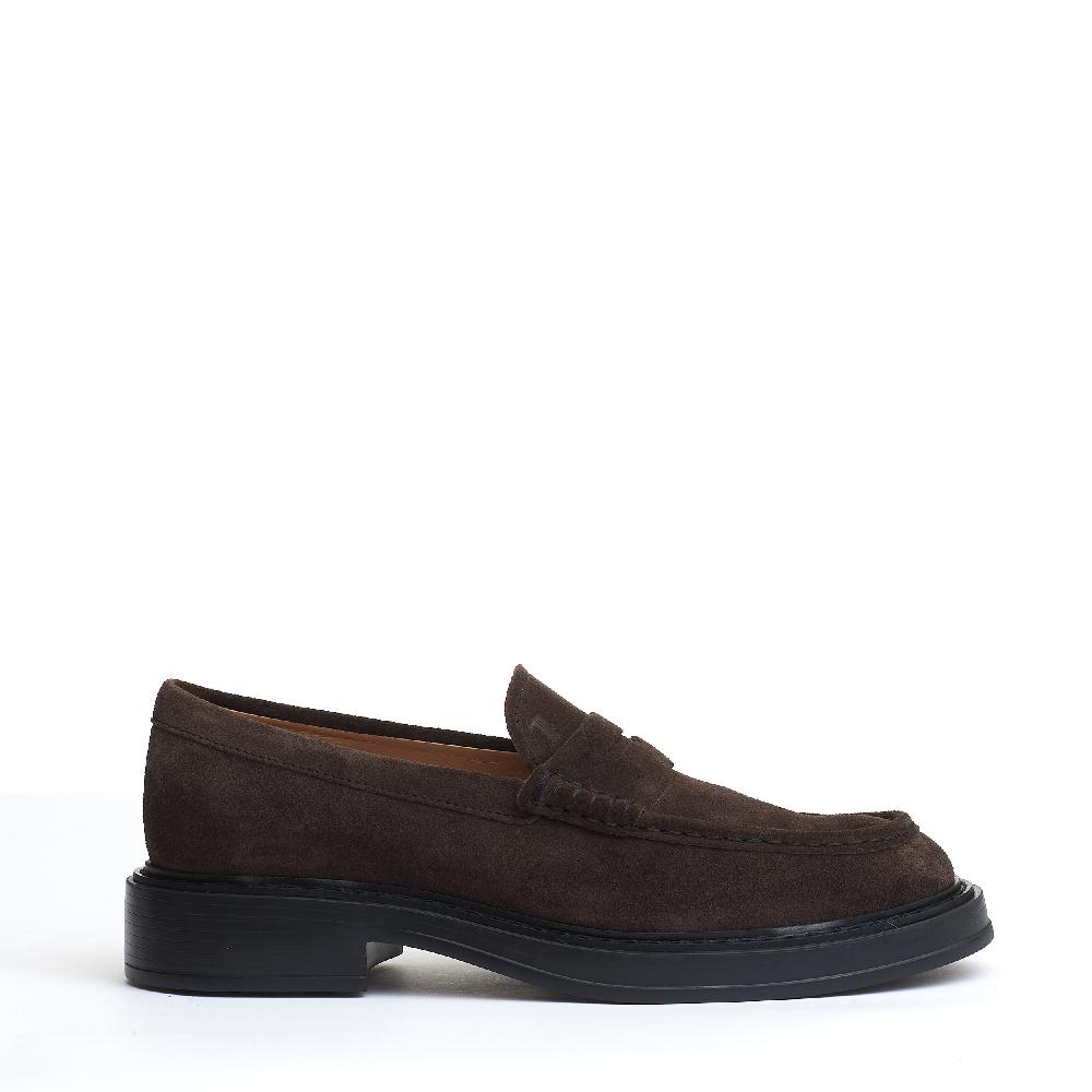 Sorelle Perego mocassino fondo grosso camoscio marrone Saldi