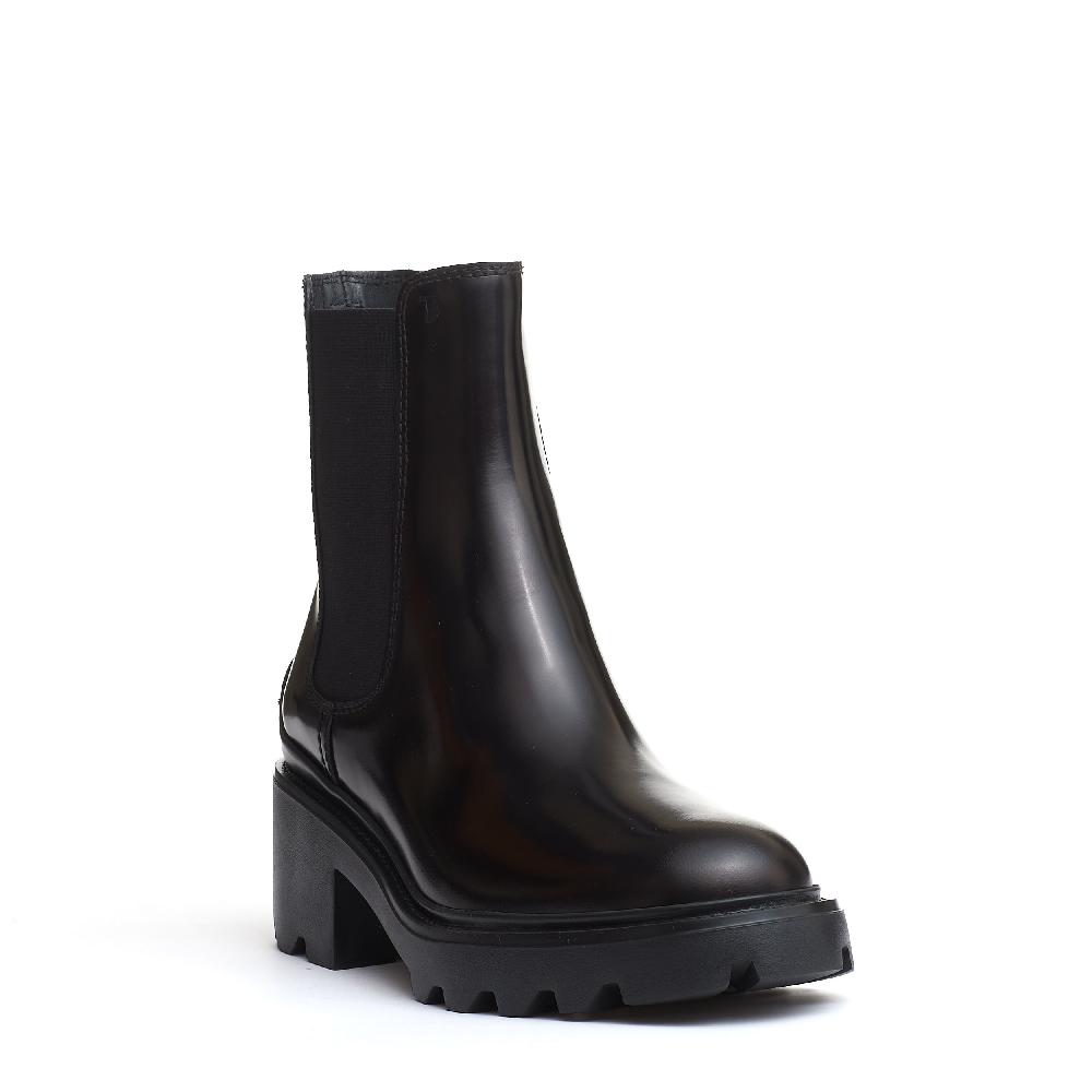 Sorelle Perego stivaletto pelle nero carroarmato 60 mm Negozio