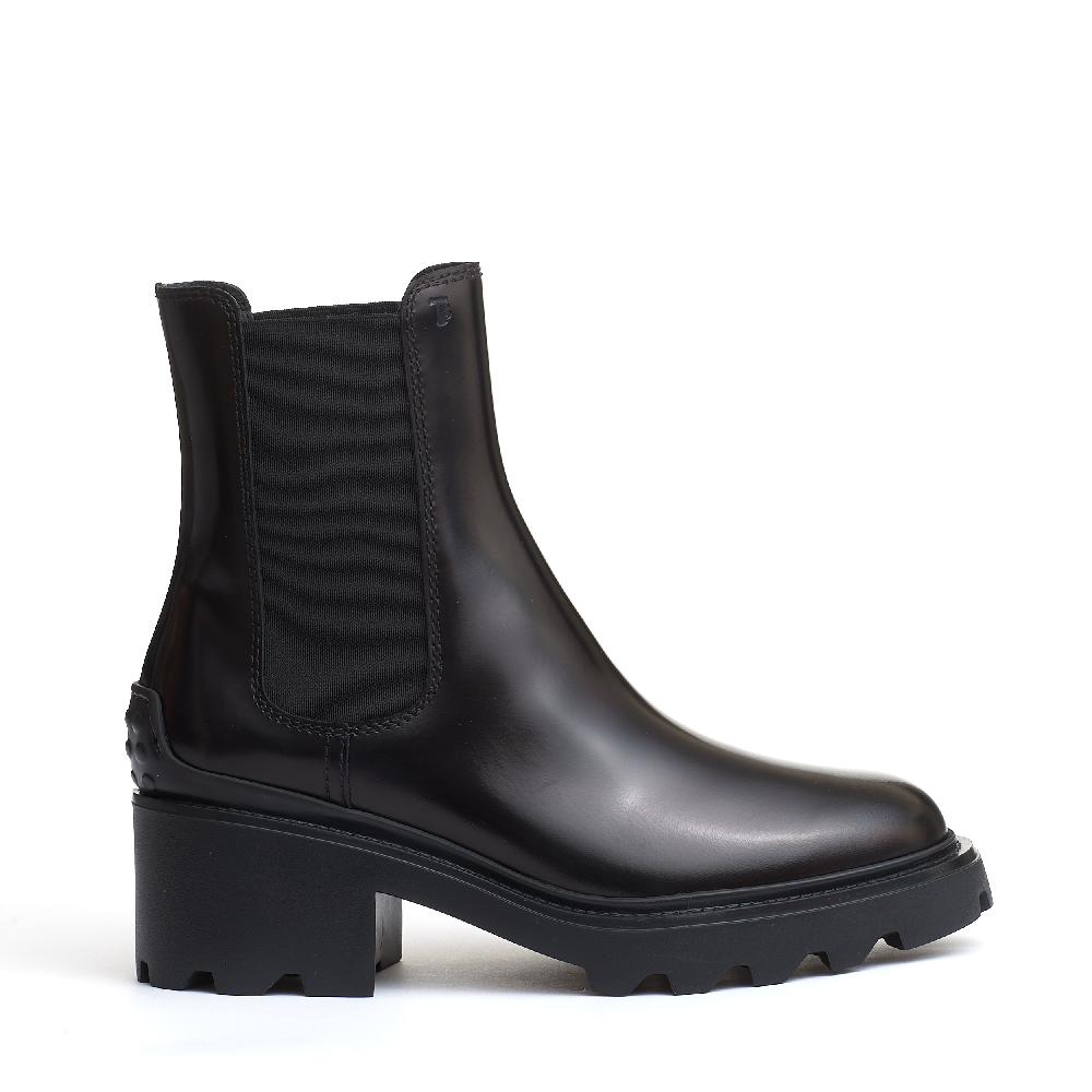 Sorelle Perego stivaletto pelle nero carroarmato 60 mm Negozio