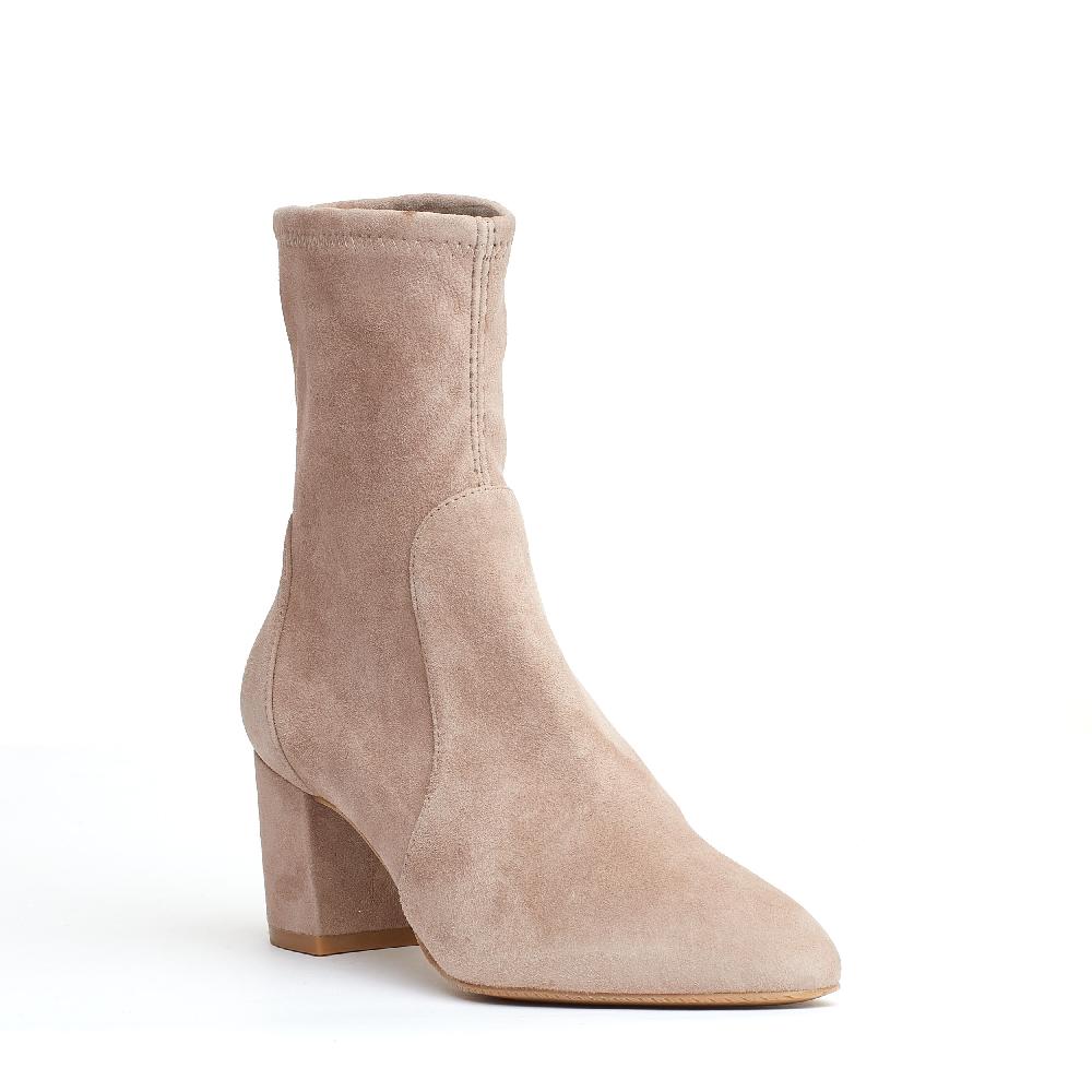 Sorelle Perego stivaletto camoscio beige 70 mm Italia