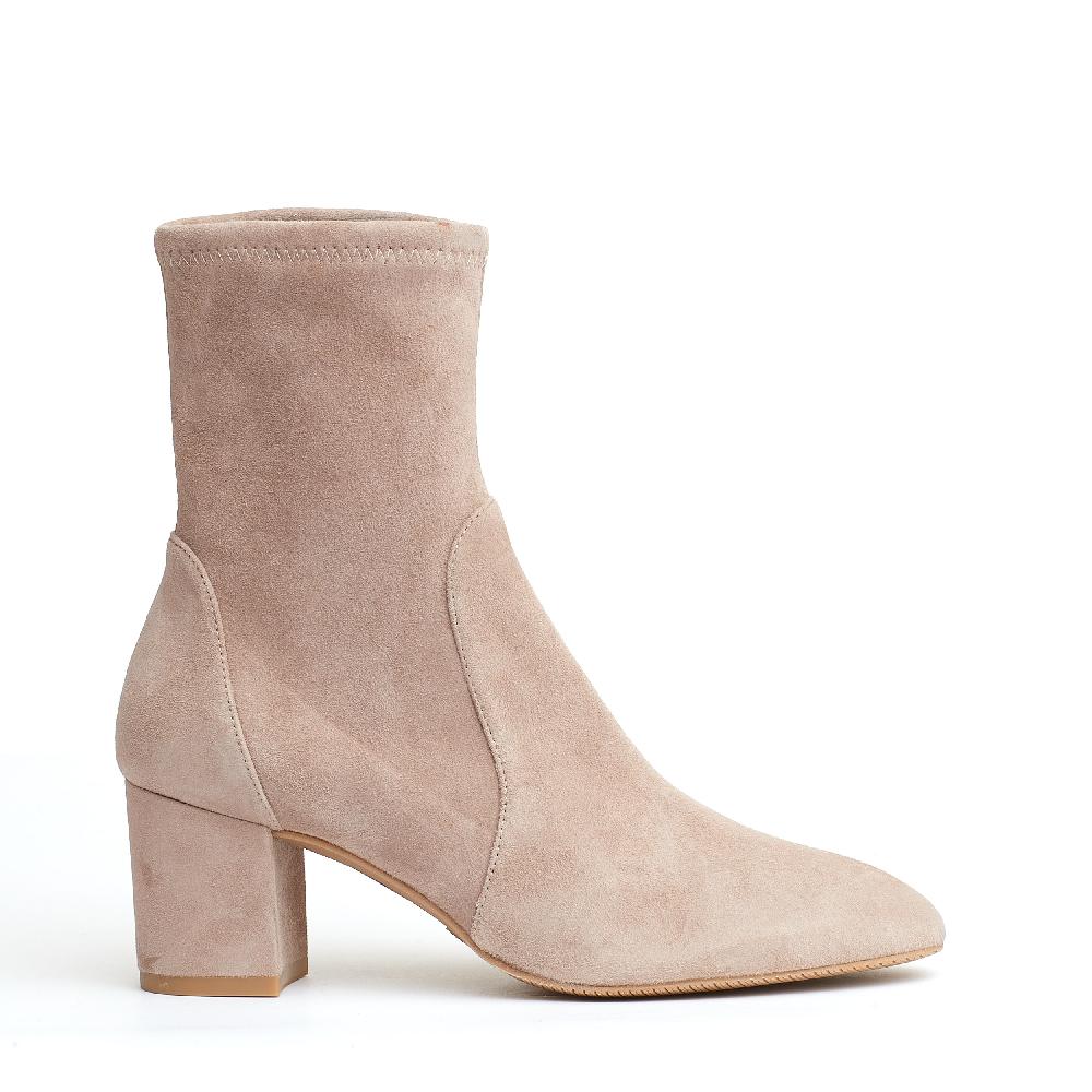 Sorelle Perego stivaletto camoscio beige 70 mm Italia