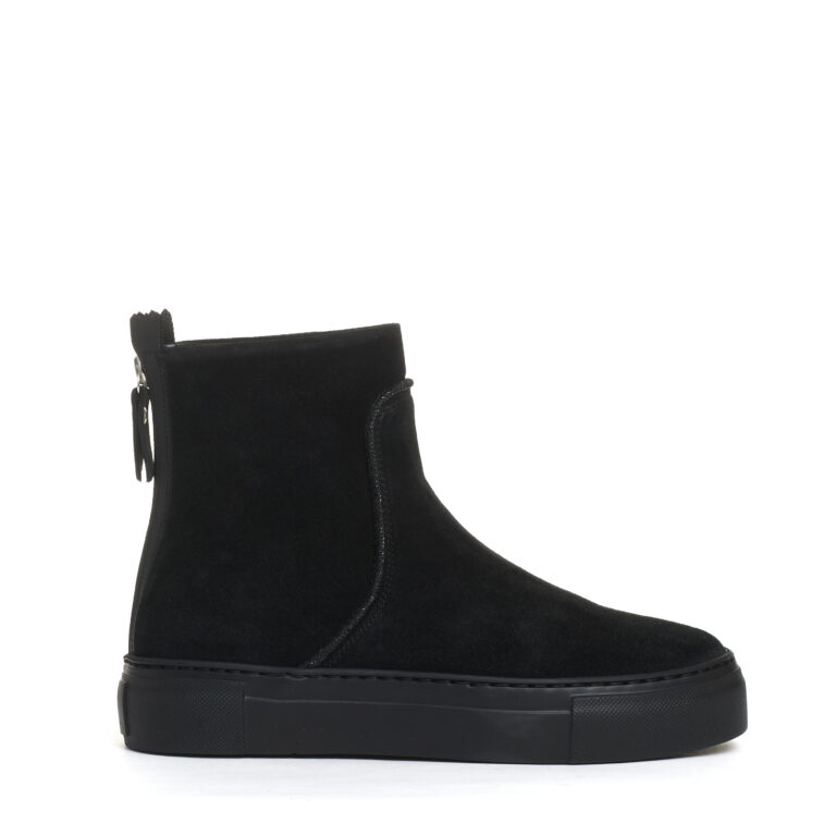 Sorelle Perego beatles camoscio nero e glitter In Linea
