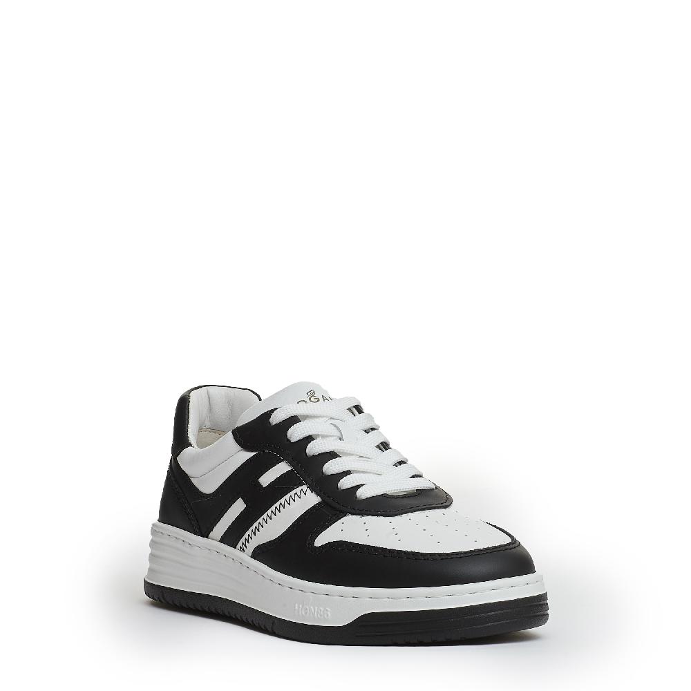 Sorelle Perego basket pelle bianco nero Vendita