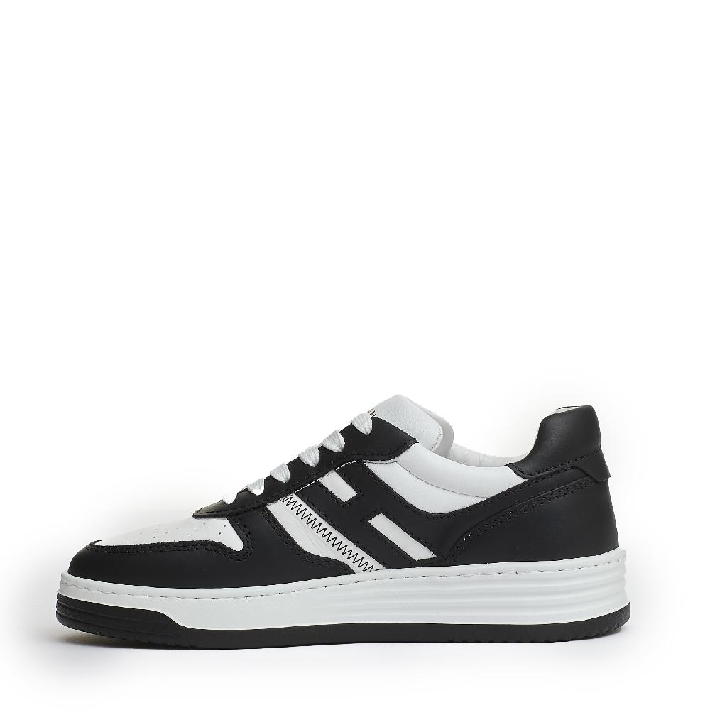 Sorelle Perego basket pelle bianco nero Vendita