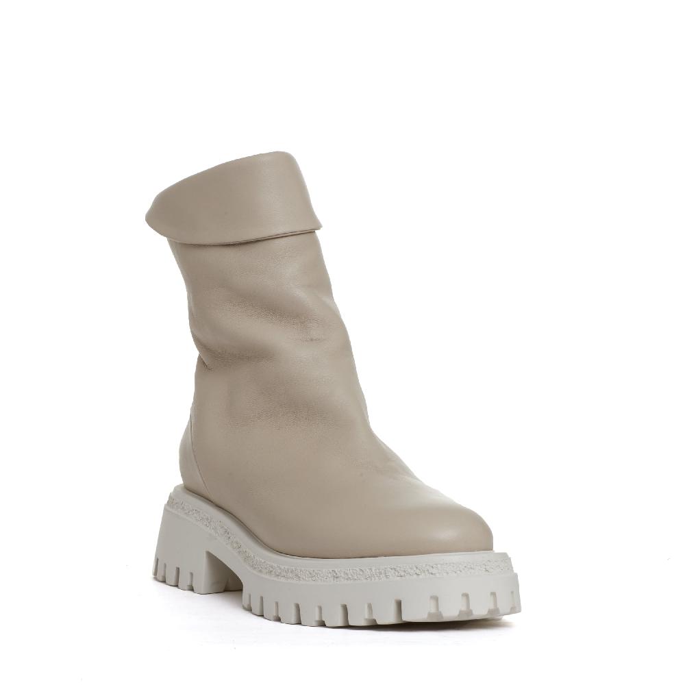 Sorelle Perego stivaletto beige cerniera dietro Soddisfazione Garantita