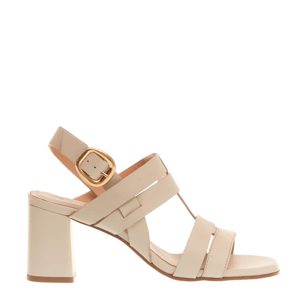 Sorelle Perego sandalo tacco 70 mm latte Offerte