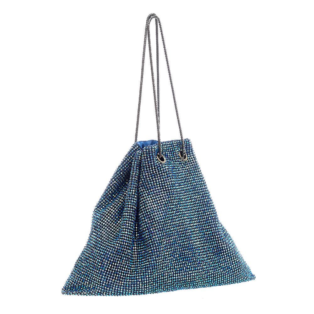 Sorelle Perego borsa a sacchetto strass pavone Vendite Flash