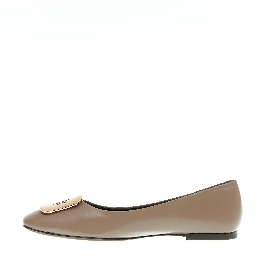 Sorelle Perego ballerina pelle fango logo oro Nuova
