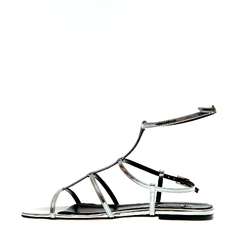 Sorelle Perego sandalo basso lintini argento Spedizione gratuita