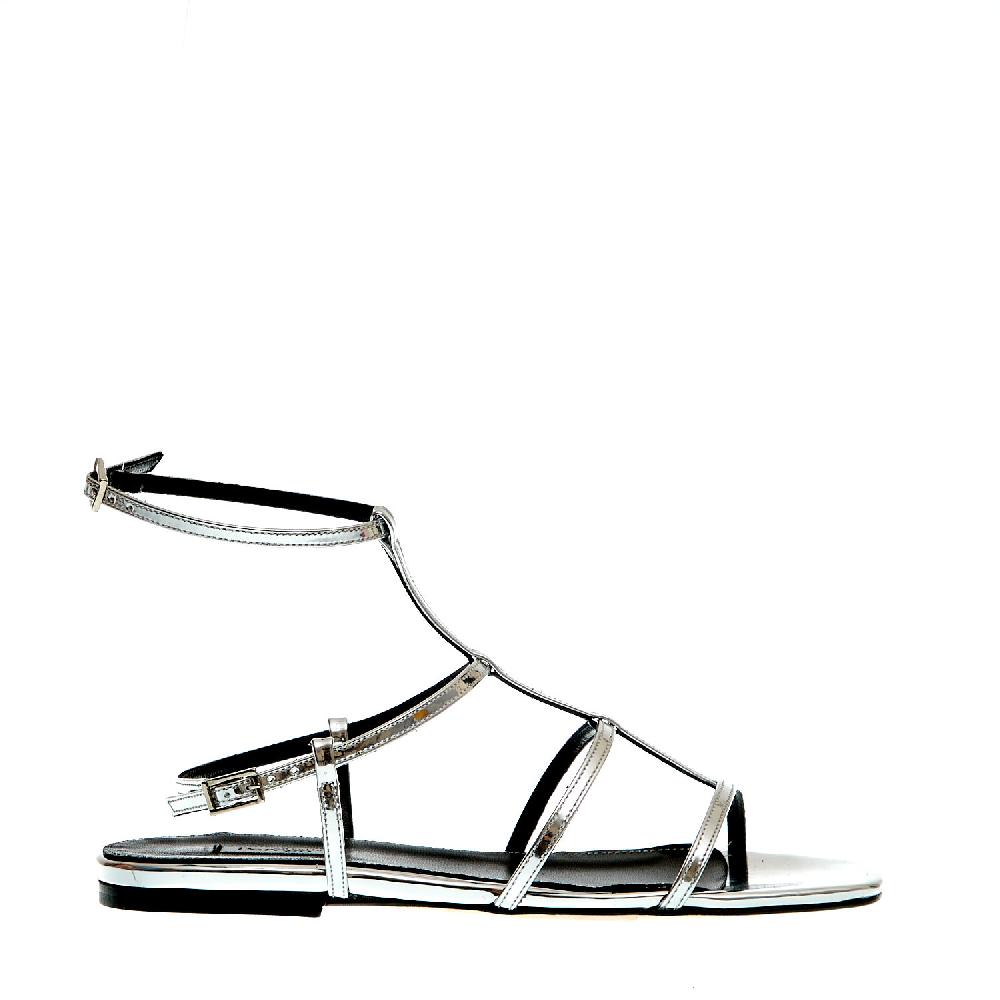 Sorelle Perego sandalo basso lintini argento Spedizione gratuita