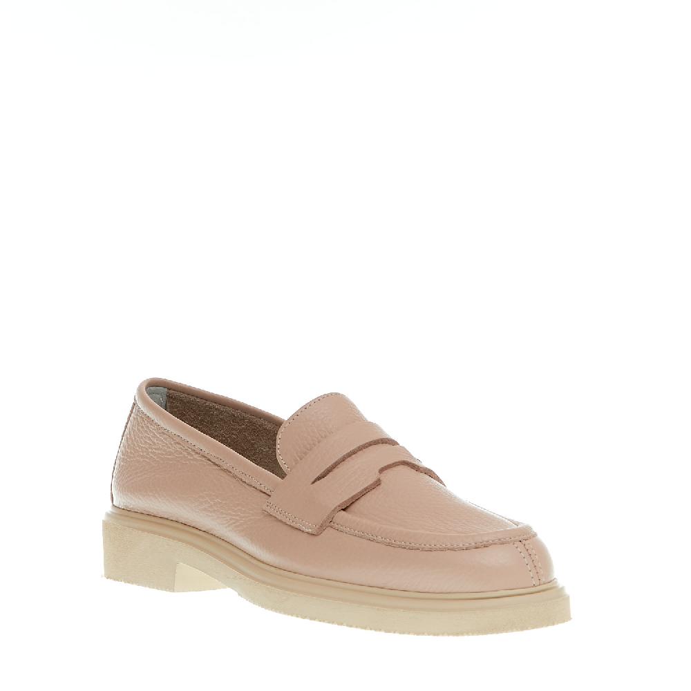 Sorelle Perego mocassino cipria fondo gomma Moda