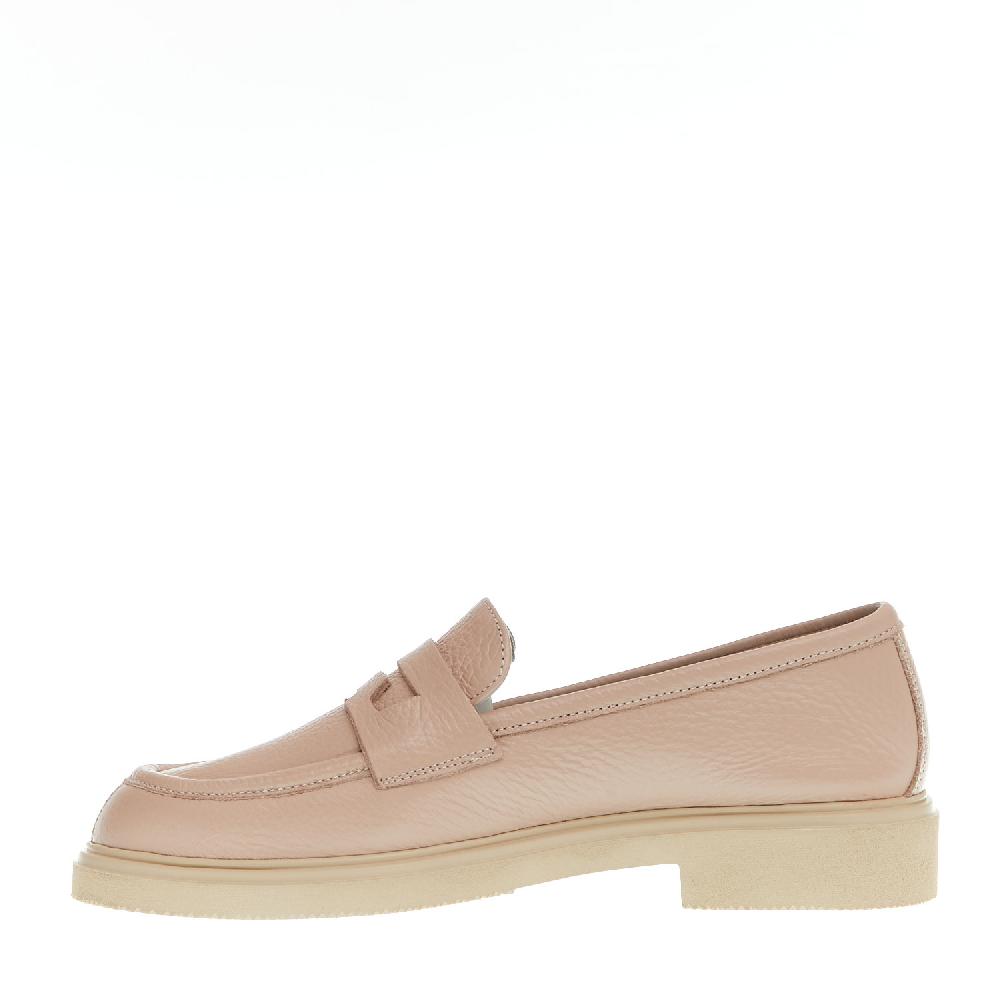 Sorelle Perego mocassino cipria fondo gomma Moda