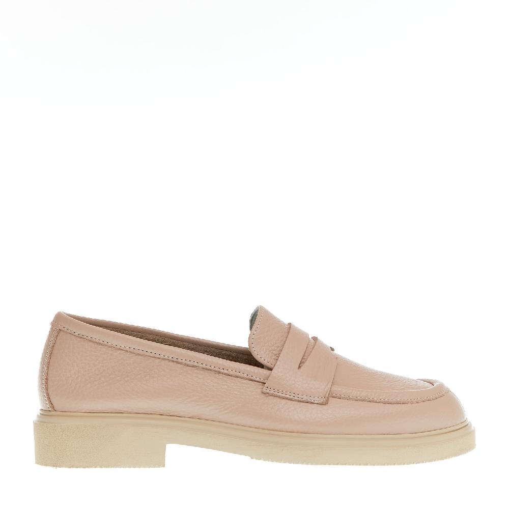 Sorelle Perego mocassino cipria fondo gomma Moda