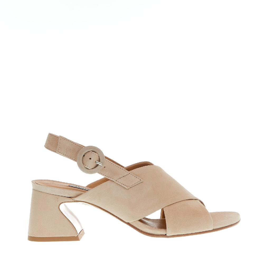 Sorelle Perego sandalo incrocio camoscio beige Offerta Anniversario
