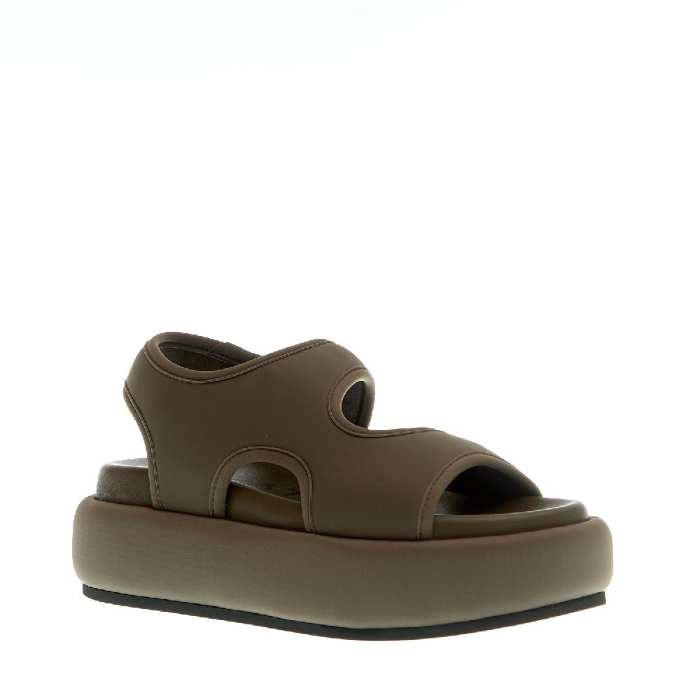Sorelle Perego sandalo zeppa neoprene verdone Vendita calda