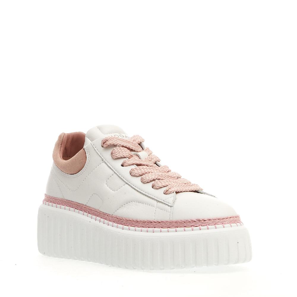 Sorelle Perego h stripe bianca e rosa Fino al 60% di sconto