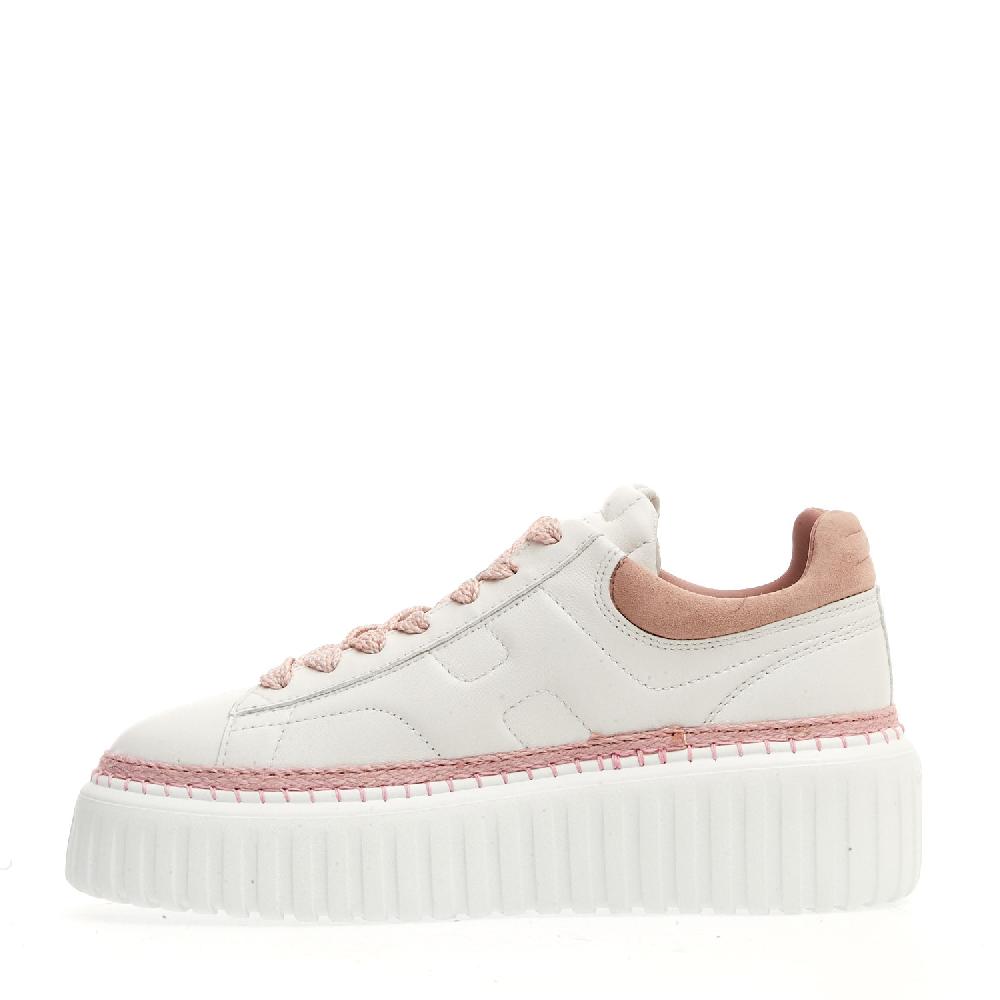 Sorelle Perego h stripe bianca e rosa Fino al 60% di sconto